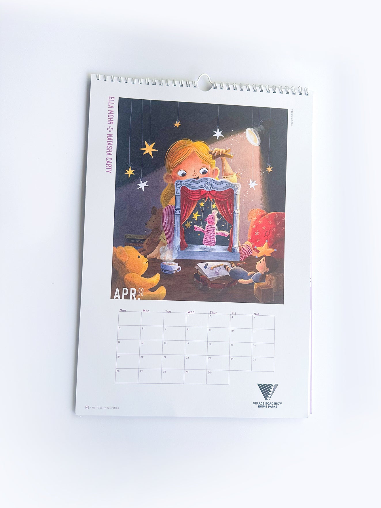 2026 SQUIGL Club Art Calendar (limited)