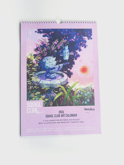 2026 SQUIGL Club Art Calendar (limited)